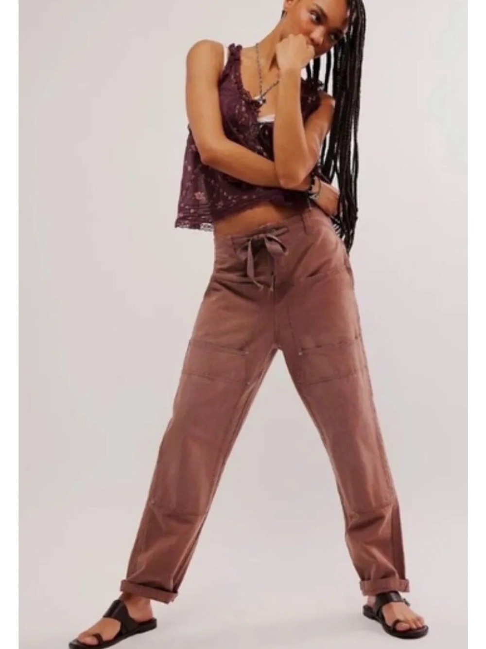 NWOT Free People We The Free Hayden Carpenter Pull-On Pants